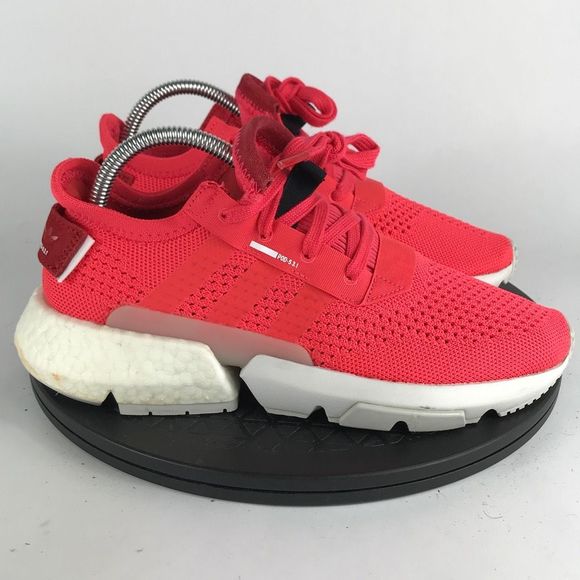 Adidas Pod-S3.1 Shock Red Boost Running Shoes CG7126 Men’s Size 7 - Picture 4 of 13